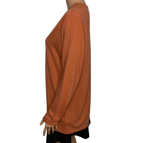 Icebreaker Merino Pankow Cardigan Sweater size Large New Clay button down front - Picture 6 of 12